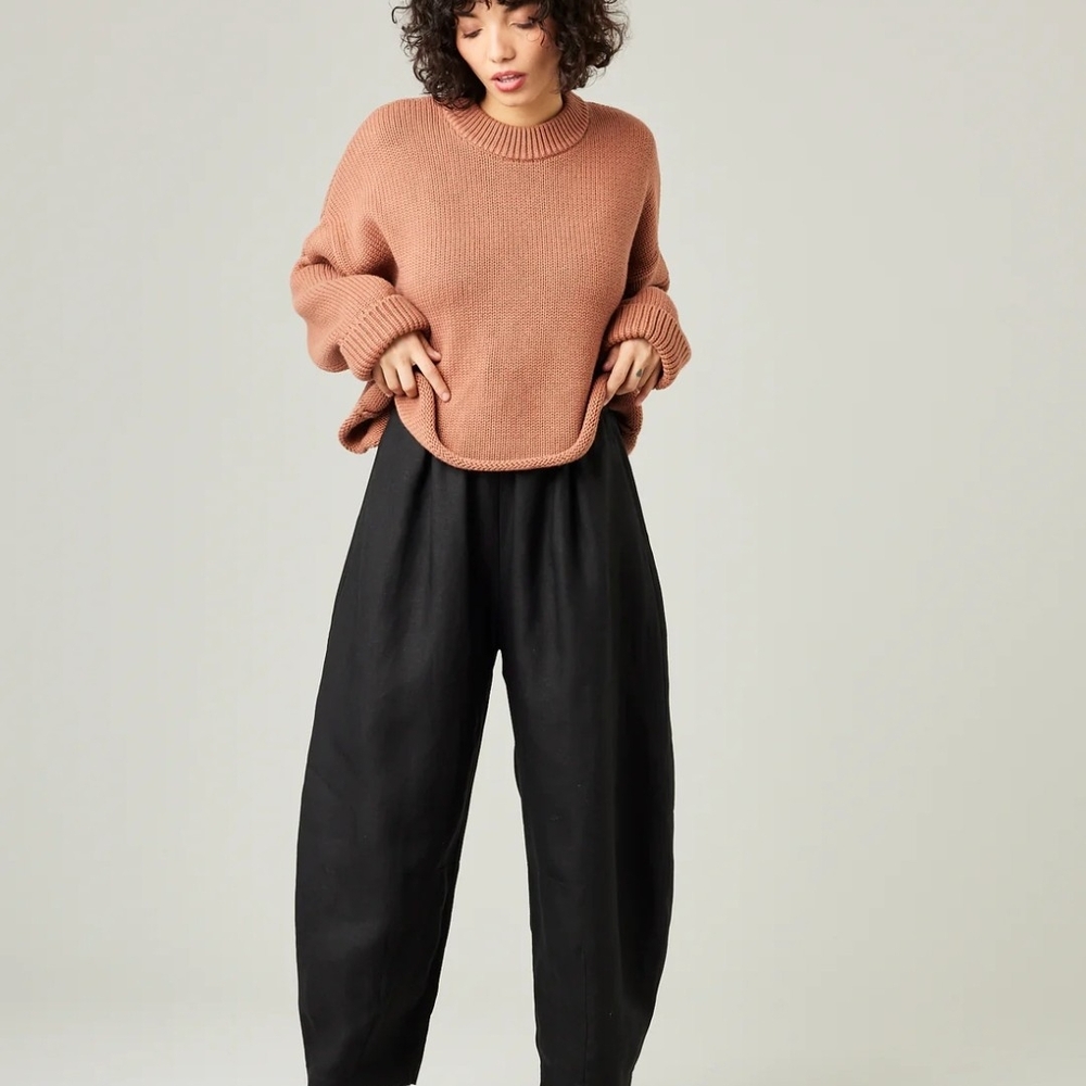 Beyond Nine Daisy Linen Trouser Medium New with Tags